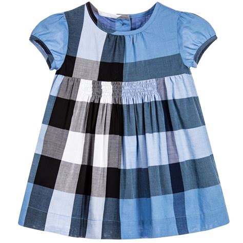 burberry toddler dress blue